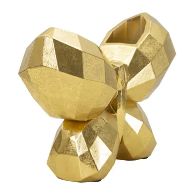 Wazon BUTTERFLY GOLD 22,5X8X15 cm MIN 2